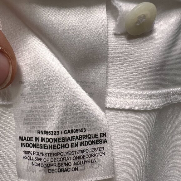 Nike Men's Polo Shirt BYU Cougars White Dri-Fit Golf Y Logo M Medium - Picture 4 of 4